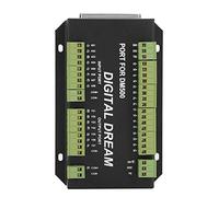 Spacnana Controller CNC Portatile a 4 Assi, Metallo Plastica, 8 Ingressi 7 Uscite, Perfetto per Progetti di Incisione di Hobbisti (T4)