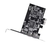 Spacnana Controller PCI Express Firewire 1394A con velocità di Trasmissione 2,5 Gb/s per Dischi Rigidi Portatili per la Scheda Fiscale PCIe, IEEE 1394-1995 Forme per gli Appassionati di Tecnologia