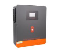 Spacnana Convertitore Solare Ibrido in Acciaio Laminato a Freddo ABS a Onda Sinusoidale Pura 4200W 140A MPPT 230V Off Grid Power Backup per Solare Domestico Cabina