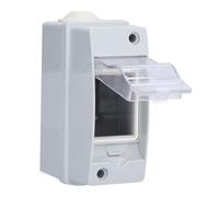 Spacnana Coperchio Interruttore Automatico in Plastica Trasparente Scatola di Protezione Distribuzione Trasparente Impermeabile Antipolvere IP65 per Impianto Elettrico Esterno con