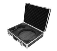 Spacnana Custodia per Antenna in Lega di Alluminio, Custodia da Viaggio Impermeabile IP67 per Mini Attrezzature per Parabole, con Schiuma Ammortizzante e Dispositivo di Blocco