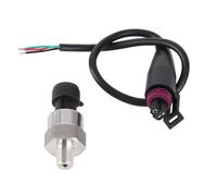 Spacnana DC 5V 30/100/150/200/300/500 PSI Transduttore di Pressione, Sensore in Acciaio Inossidabile 1/8npt Filo Inossidabile per Olio (100 psi)