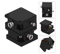 Spacnana Dovetail Manual Stage, 25x25mm Ingranaggio Regolazione Fine | Posizionamento di precisione submillimetrico, ampia geometria di contatto, corpo in lega di alluminio, per laboratori