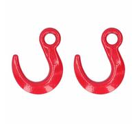 Spacnana Gancio di Sollevamento per Gru di Sicurezza da 2 Pezzi, Gancio di Sollevamento con Apertura Grande in Acciaio Legato da 6500 Libbre con Struttura Rinforzata, per Spostamento di