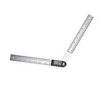 Spacnana Goniometro Digitale per Mirino Angolare, Materiale ABS, Strumento di Misurazione Multifunzionale con Schermo Digitale per Carpenteria Ed Edilizia