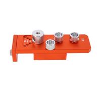 Spacnana Guida per Trapano per Profilo in Alluminio, Localizzatore di Punzonatura per di Foratura in Lega Anodizzata per Serie 20 30 40, Strumento Durevole e Preciso per l'installazione di