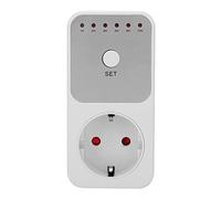 Spacnana Interruttore Presa di Corrente con Timer, Controller Timer per il Conto Alla Rovescia con 6 Impostazioni per Risparmiare Energia, per Elettrodomestici, Illuminazione,