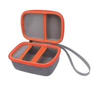Spacnana Kids Music Player Hard Case Che Trasporta per Bambini Che Parlano Fino a 36 Carte, Tasca a Maglia Arancione Grigio Radio