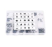 Spacnana Kit Assortito di Interruttori Tattili, 250 Pezzi 25 Valori | Interruttore a pulsante momentaneo, 10 pezzi per tipo, meccanismo di apertura-chiusura a molla, alloggiamento in plastica,
