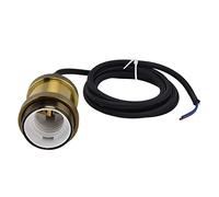 Spacnana Kit Cavo per Lampada a Sospensione retrò, Portalampada a Sospensione in Alluminio con Cavo da 150 Cm, Presa E26 E27 per la Casa, il Bar, l'arredamento dell'hotel, la, l'illuminazione