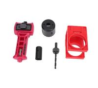 Spacnana Kit di Installazione Serratura per Porta, Materiale ABS, Set Completo di Mortasa per Porte in Legno, Ideale per Bricolage e Professionisti