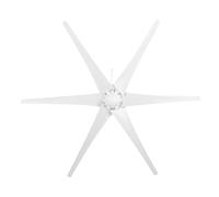 Spacnana Kit Generatore di Eoliche, Piccolo Alimentatore in Lega e Plastica per Barche e Sale Mobili, Potenza 400 W con 6 Pale, Opzioni 12 V 24 V 48 (12V)