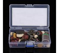 Spacnana Kit Mini Utensili Rotanti da 141 Pezzi, Set di Accessori in Metallo per Tagliare, Lucidare e Levigare, Compatibile con più Marche per Fai da Te e Artigianato