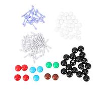 Spacnana Kit Modello Molecolare di Chimica Organica 57 Atomi e 56 Collegamenti Atomi Codificati a Colori per Set di Modellizzazione di Sfere e Bastoncini per Studenti Dal 7° Grado Al