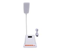 Spacnana Lampada Tavolo a Collo Flessibile a 3 Colori Lampada Scrivania per il Conto Alla Rovescia con Bottoni Intuitivi per L'home Office