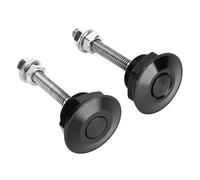 Spacnana Lucchetto Universale per Cofano, Chiusura a Pulsante in Lega di Alluminio Ad Alta Resistenza per Auto da, Protezione del Vano Motore da 2 Pezzi, Adatta Alla Maggior Parte dei Veicoli (32