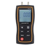 Spacnana Manometro Digitale Portatile, Misuratore di Pressione Differenziale HVAC con Display LCD Retroilluminato, per Misurazione Pressione Aria KPa Psi InH2O