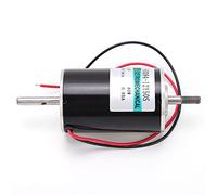 Spacnana Micro CC CCW DC Motore con Bobina in Ottone per Pavimento e Giocattoli per Tubi Elettrici - Motore di Regolamentazione della velocità 80W/12 V (Senza Staffa)