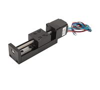 Spacnana Mini Attuatore Scorrevole per Guida Lineare, Corsa 50 Mm con Vite di Comando T6x1, per Parti del Router CNC Fai da Te X Y Z Movimento Lineare