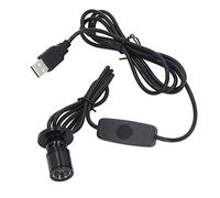 Spacnana Mini Faretto a LED 5V USB Dimmerabile Faretti Luci D'accento con Cavo da 2 M per Dipingere Piante per Gioielli Vetrina Modello Display (Luce bianca calda 3000K)