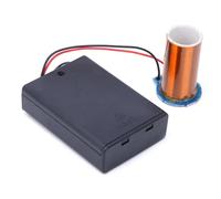 Spacnana Mini Kit Fai-da-te Elettronico con Bobina di Alimentato a Batteria per un'esperienza Divertente di Educazione Scientifica con Accensione Remota Ed Esperimenti di Magia (Prodotto finito)