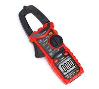 Spacnana Mini Pinza Amperometrica Digitale AC DC con Range Automatico, Misura la Tensione di Corrente, Ideale per Elettricisti e Utenti Fai-da-te (HT206B)