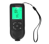 Spacnana Misuratore di Spessore della Vernice HW, Misuratore di Spessore del Rivestimento Digitale con Display LCD Retroilluminato per Settore Automobilistico, Produzione, Gamma (BLACK)