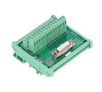 Spacnana Modulo di Distribuzione DC, Contatti in Base di Rame, Etichette | Splitter di segnale a bassa tensione, 0,8 A per pin, coppia di serraggio 0,2 Nm, scheda PCB stagnata, compatibile con guida