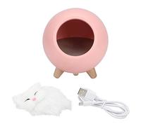 Spacnana Nessun Tocco Che Oscura la Luce Notturna della Piccola Casa della Notte del Gatto Luce LED della Camera da Letto Che Illumina la Morbida Dell'atmosfera (PINK)