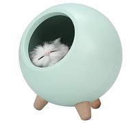 Spacnana Nessun Tocco Che Oscura la Luce Notturna della Piccola Casa della Notte del Gatto Luce LED della Camera da Letto Che Illumina la Morbida Dell'atmosfera (GREEN)
