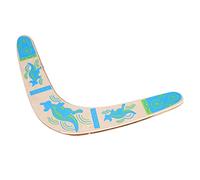 Spacnana Nuovo Boomerang Boomerang V a Forma di Legno, Materiale in Legno Volante Stabile per Giochi All'aperto e Sport
