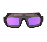 Spacnana Occhiali per Saldatura Oscuranti Automatici, Occhiali Protettivi per PC di Sicurezza Solare con Rilevatore Ad Alta sensibilità e 10 Lenti di Ricambio, per Taglio Saldatur