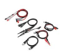 Spacnana P1260D Set Sonda Multimetro per Oscilloscopio 16 Anelli Colorati Kit Puntali da 41 Pezzi con Punte Sostituibili Clip a Coccodrillo per la Misurazione del Segnale Multicanale