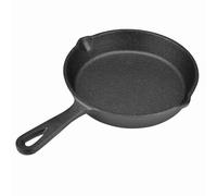 Spacnana Padella in Ghisa, Padella Vintage Pre Stagionata da 16 Cm 20 Cm con Isolamento Imbattibile e Riscaldamento Uniforme, per Forno Fornello Grill Falò Fornello a Induzione a Gas (16)