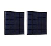 Spacnana Pannello Solare Policristallino 9 V 2W Realizzato con Tecniche Speciali, Alta Efficienza, Ideale per le Luci del Prato Solare, con Cavo 100 Cm per la Sperimentazione Fai - -te di Energia