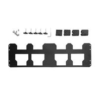 Spacnana Piastra di Montaggio Anteriore per Cassetta degli Attrezzi Supporto per Stoccaggio in Lega di Alluminio con Accesso Rapido per Cassetta degli Attrezzi con Rotelle e Organizer