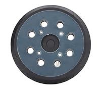 Spacnana Piastra di Supporto per Lucidatrice Platorello per Levigatrice Orbitale da 125 Mm con Poliuretano e Fibra Vulcanizzata Piastra a Disco con Gancio a Croce a 8 Fori per Fissaggio Carta