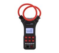 Spacnana Pinza Amperometrica Flessibile, Struttura in ABS, Misurazione True RMS, Corrente CA 10000 A, Ideale per Elettricisti e Tecnici