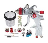 Spacnana Pistola a Spruzzo per Vernice Automobilistica HVLP con Ugello da 1,4 Mm 1,7 Mm 2,0 Mm Kit Torcia a Spruzzo per Vernice Automatica Portatile HVLP per Pistola a Spruzzo per Vernice