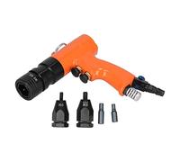 Spacnana Pistola Rivettatrice Pneumatica, Rivettatrice Pneumatica in Acciaio Legato per Lamiera, Compatibile M6 M8, Ideale per Assemblaggio di Armadietti e Automobili
