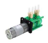 Spacnana Pompa Peristaltica, Acciaio Inossidabile, Pompa Dosatrice per Liquidi a Doppia Testa, Portata 500 Ml/min, Ideale per Acquari e Ricerca Sperimentale (12V)