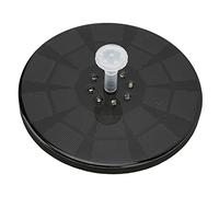 Spacnana Pompa Solare per Portana, Funzione di Monitoraggio del Livello Dell'acqua, Motore Senza Spazzole Efficiente, Flusso Massimo 160L/h, per Piccolo Stagno, Piscina Giardino