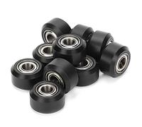 Spacnana Puleggia Tenditrice da 10 Pezzi, Ruota Tenditrice in Plastica POM con Cuscinetti per Stampanti 3D, Parti di Ricambio da 5 Mm per un Funzionamento Regolare