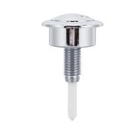 Spacnana Pulsante di Ricambio per Serbatoio WC, per Siamp Optima 49 (ABS 2) | Doppio Attuatore di Scarico, Diametro 48mm, Apertura da 39 a 42mm, Plastica ABS, per Twyford CF1003CP, Uso Domestico in Bagno