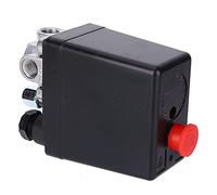 Spacnana Regolatore D'aria FB30, Pressostato Pneumatico Monofase 220V a 4 Vie per Compressore D'aria, con modalità di Azionamento Elettrico e Intervallo di Pressione di 0,8 MPA