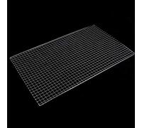 Spacnana Rete per Barbecue Rete per Barbecue in Acciaio Inossidabile 50x30 Cm Cromata Facile da Pulire per un Riscaldamento Uniforme Perfetto per Grigliare Cottura Al Forno Raffreddamento