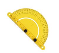 Spacnana Righello Angolare per la Lavorazione del Legno, Goniometro in Plastica ABS con Letture Chiare, Design Due in uno per Misurazioni di Precisione in Carpenteria e Ingegneria