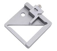 Spacnana Righello per la Lavorazione del Legno, Strumento Multifunzione in Lega di Alluminio per la Marcatura dell'angolo di Altezza Larghezza Diametro, Disegno di Linee 45 90 e Punto Centrale,