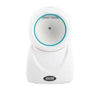 Spacnana Scanner di Codici a Barre Desktop 1D 2D QR, Lettore Cablato USB a Mani Libere Ad Alta velocità, Plug and Play per Supermercati e Ristoranti Al Dettaglio (WHITE)