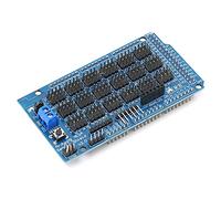 Spacnana Sensore Scheda di Espansione, Interfaccia IIC per Sensor Shield | Tensione operativa DC10V, supporto per servomotore a 32 , compatibile con modulo RF APC220, cablaggio IDE